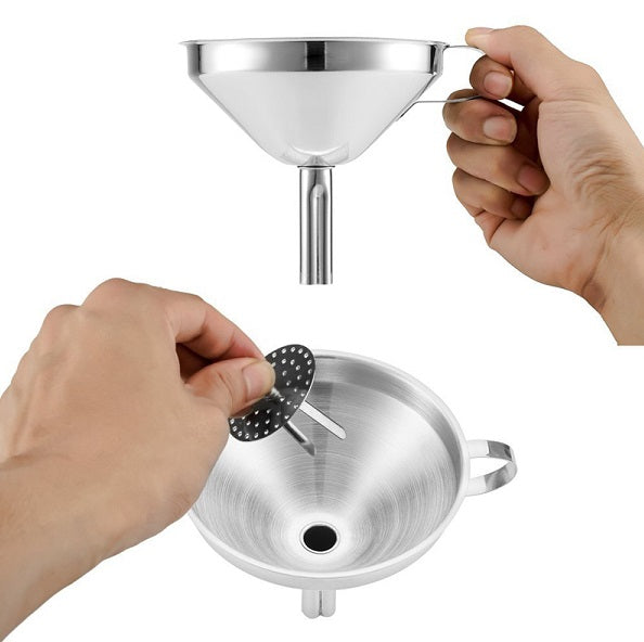 Cuisinox Stainless Steel Funnel with Filter