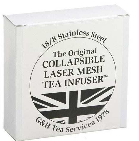 G & H Tea Services Collapsible Laser Mesh Tea Strainer