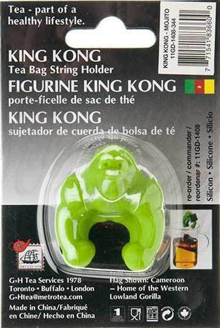 G & H Tea Services King Kong Green Tea Bag String Holder