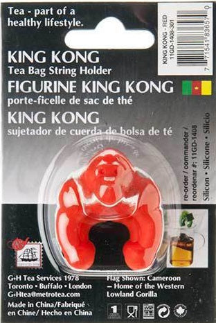 G & H Tea Services King Kong Red Tea Bag String Holder