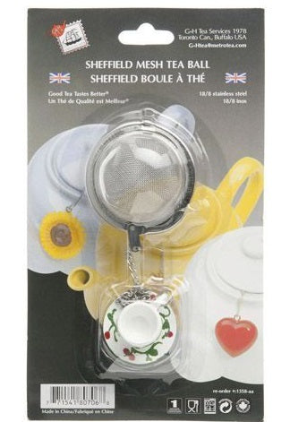 G & H Tea Services Tea Infuser Ball with Tea Cup Ornament