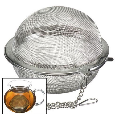 G &amp; H Tea Services Tea for a Crowd Mesh Tea Ball Infuser 3&quot;