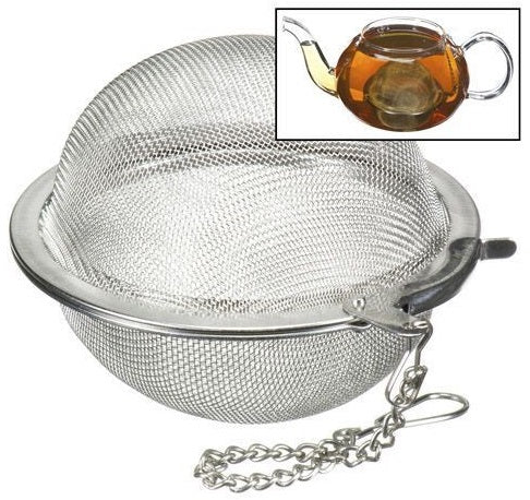 G &amp; H Tea Services Tea Time 4 Cup Mesh Ball Tea Infuser