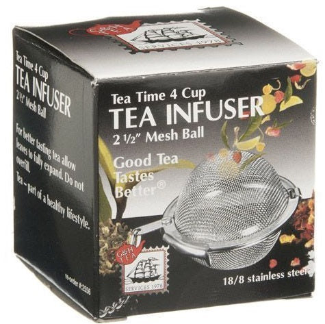 G & H Tea Services Tea Time 4 Cup Mesh Ball Tea Infuser