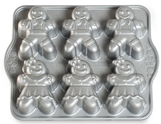 Nordic Ware Gingerbread Kids Cakelet Pan