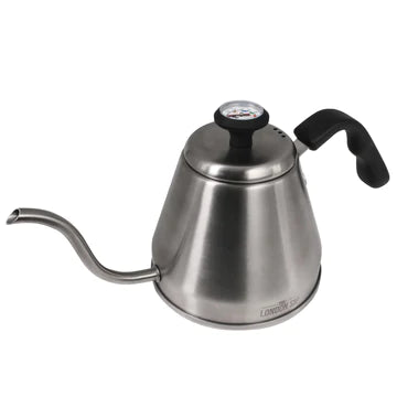 London Sip Stainless Steel Gooseneck Kettle with Thermometer