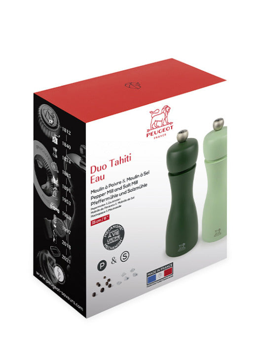 Peugeot Tahiti Duo Water Salt & Pepper Mill Set - 15cm