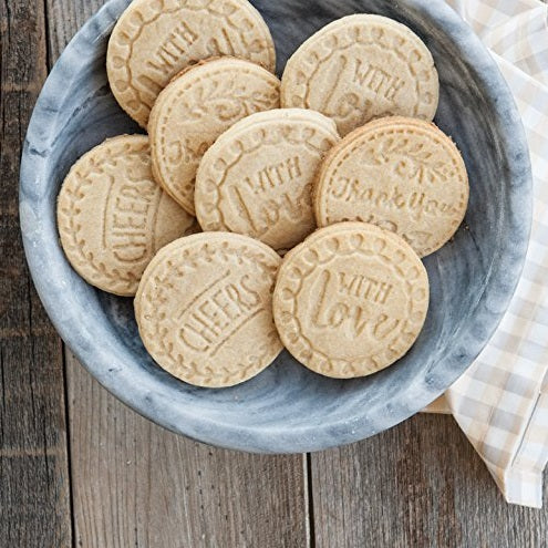 Nordic Ware Set of 3 Greetings Heirloom Christmas Cookie Stamps