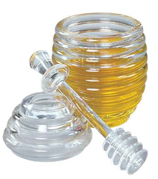 Fox Run Honey Jar & Dipper Set