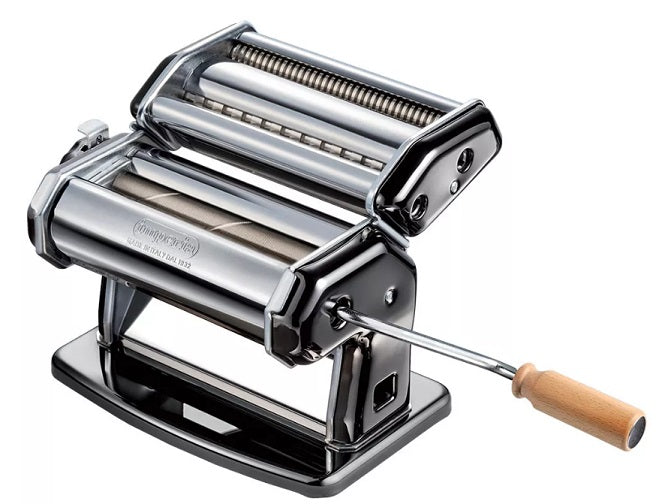 Imperia iPasta Professional Pasta Machine Gun Metal Black Ruvida 6,5/12 mm