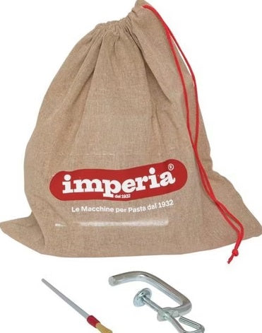 Imperia iPasta Professional Pasta Machine Gun Metal Black Ruvida 6,5/12 mm