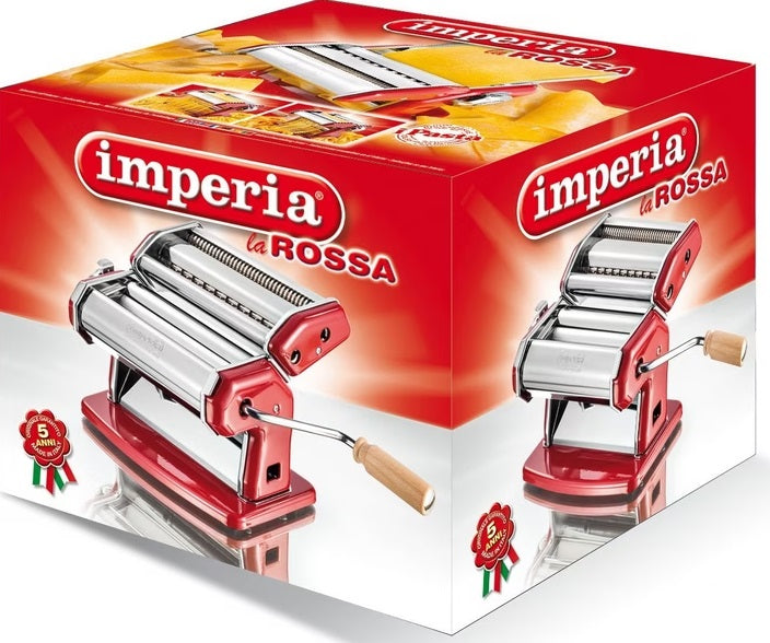 Imperia iPasta Professional Pasta Machine Classic Red 6,5/12 mm