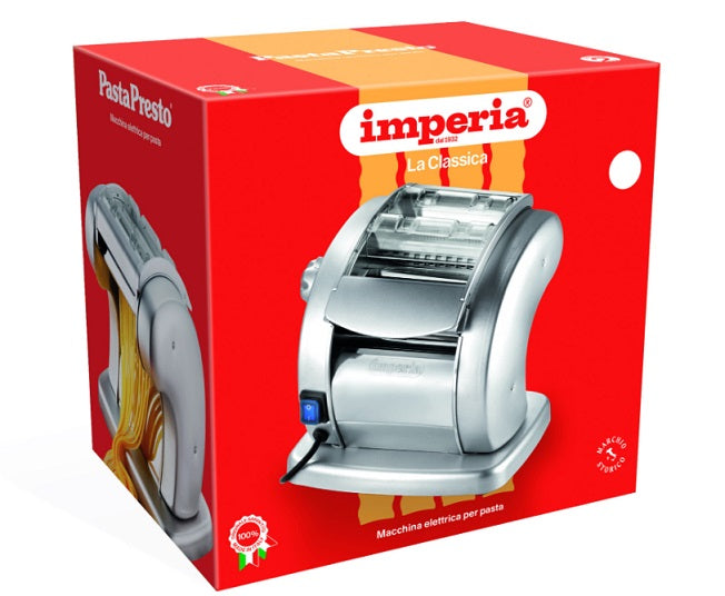 Imperia Pasta Presto Silver Grey Electric Pasta Maker 2 / 6.5mm