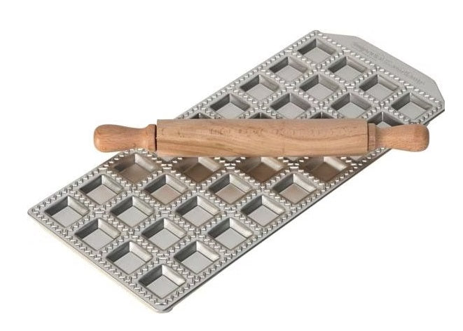 Imperia Raviolamp Classic Ravioli Maker Set with Rolling Pin