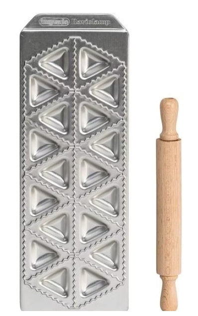 Imperia Raviolamp Classic Tortelli Maker Set with Rolling Pin