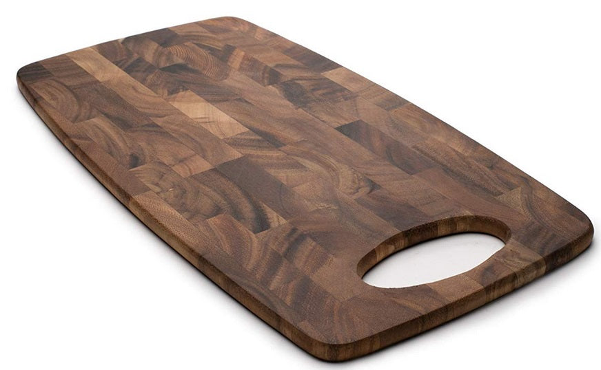 Ironwood Calistoga Acacia Wood End Grain Cheese Cutting Board