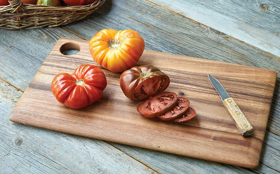 Ironwood Copenhagen Acacia Wood Rectangle Cutting Board