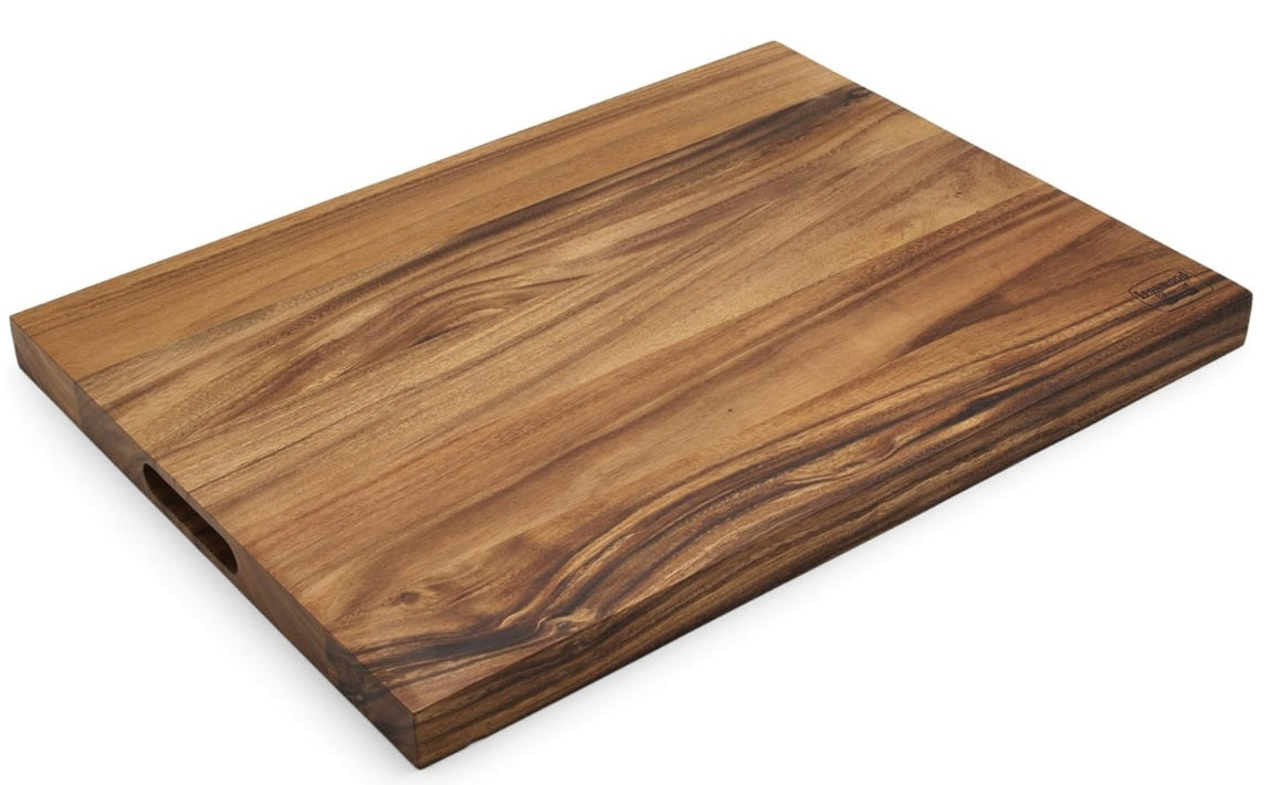 Ironwood Acacia Wood Large Long Grain Utility Chop Board