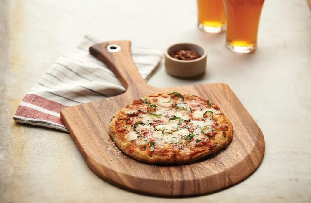 Ironwood Lucca Acacia Wood Mini Pizza Peel