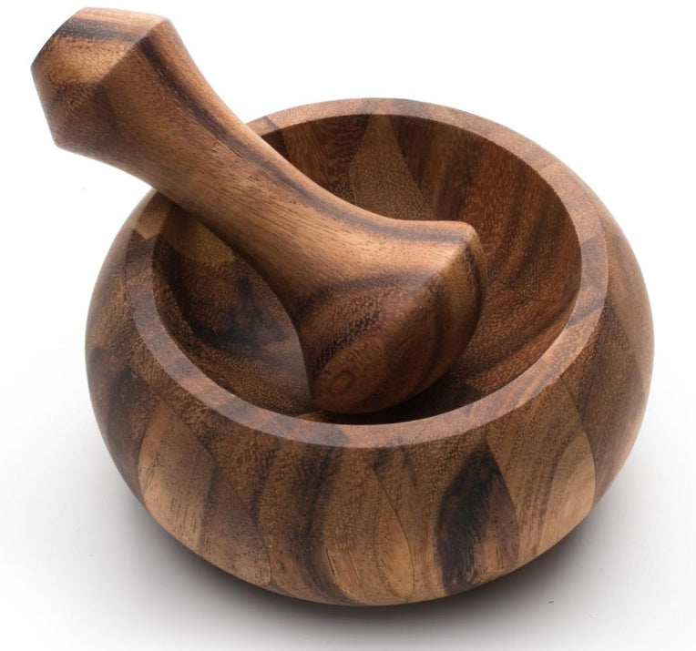 Ironwood Acacia Wood Mortar &amp; Pestle