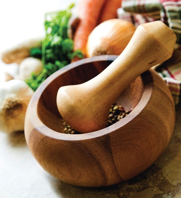 Ironwood Acacia Wood Mortar & Pestle