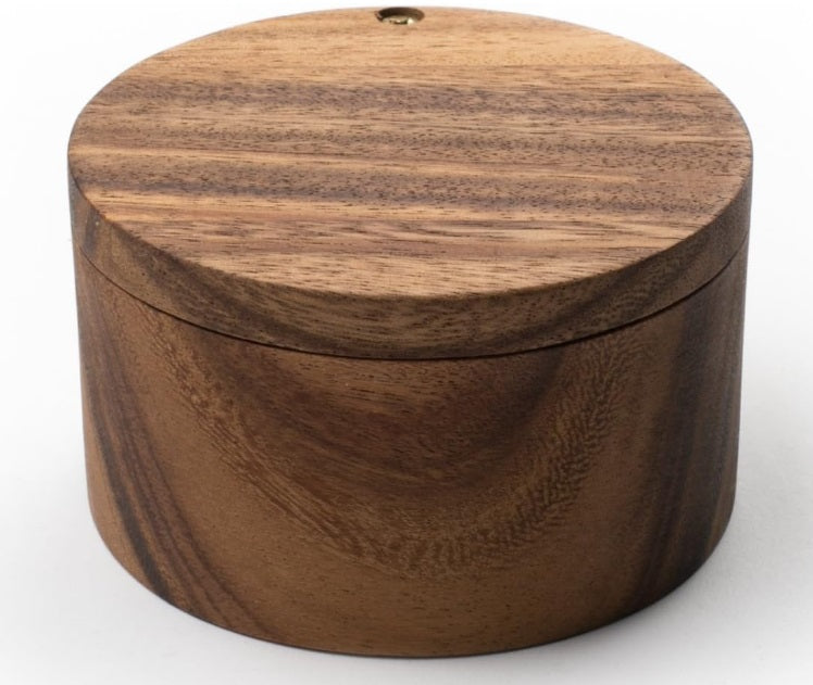 Ironwood Appalachian Acacia Wood Salt Cellar