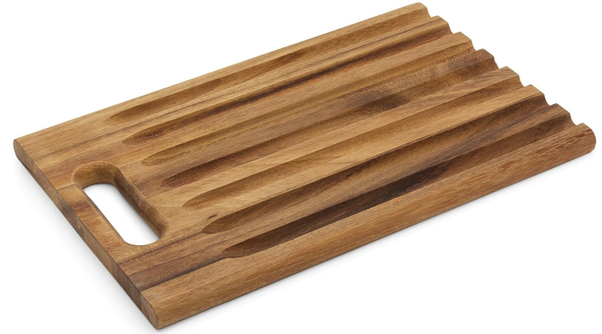 Ironwood Sweep-Off Acacia Wood Bread Cutting Board