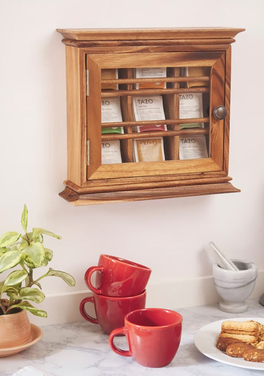 Ironwood Hanging Tea Bag Storage Box