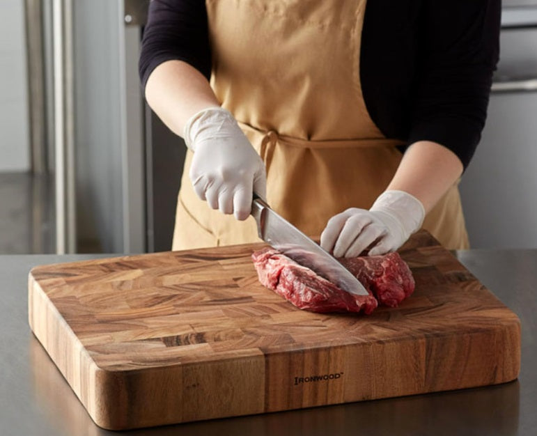 Ironwood Union Stock Yard Acacia Wood Butcher Block