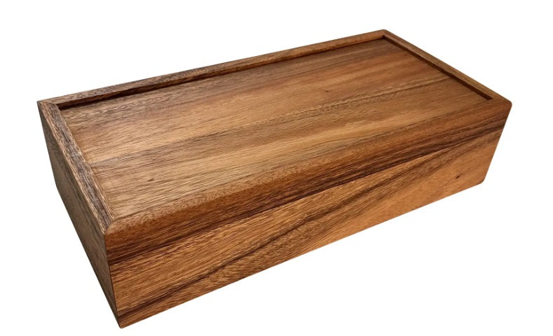 Ironwood XL Rectangular Acacia Wood Tea Bag Storage Box