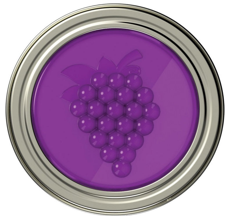 Jarware Set of 4 Grape Mason Jar Lid