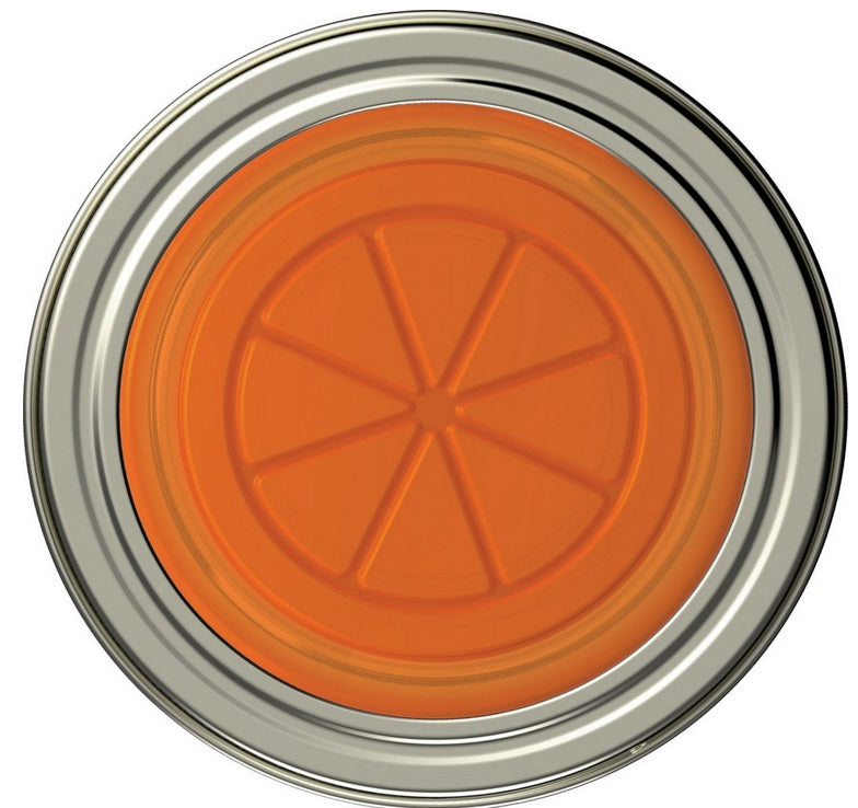 Jarware Set of 4 Orange Mason Jar Lid