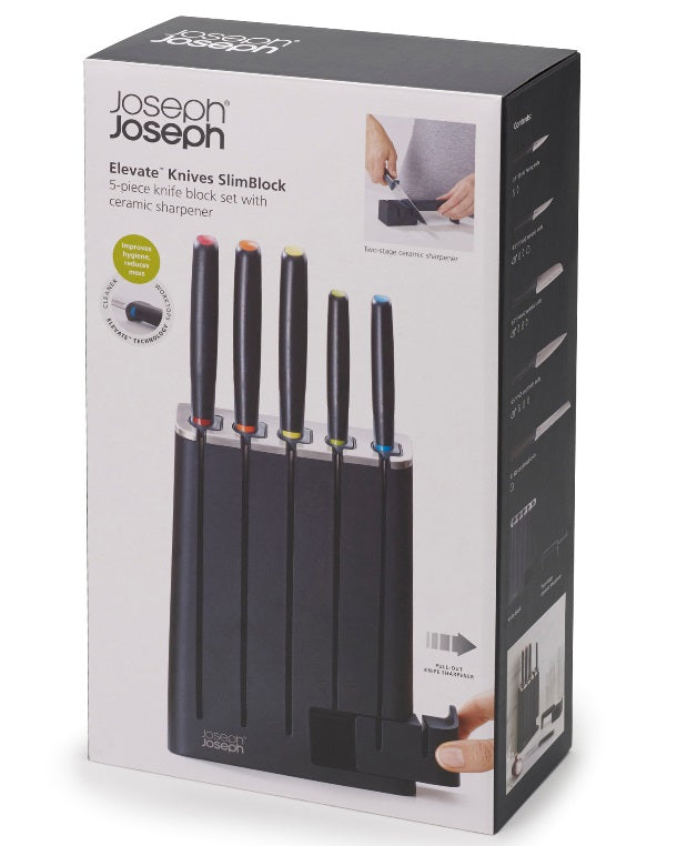 Joseph Joseph Elevate Knives SlimBlock Knife Block Set