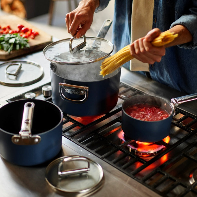 Joseph Joseph Space Saucepan Set of 3 with Lids