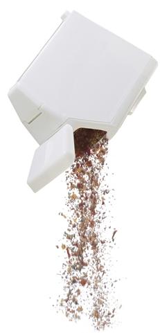 KitchenArt White Select-A-Spice Auto-Measure Spice Carousel