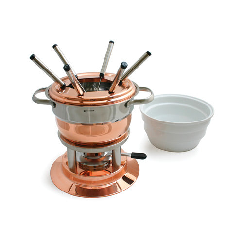 Swissmar Lausanne 3 in 1 Copper Fondue Set