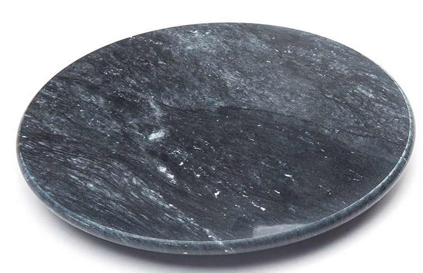 Fox Run Black Marble Lazy Susan