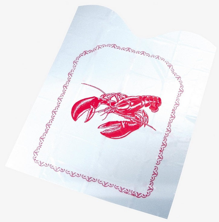 Fox Run Set of 4 Disposable Lobster Bibs