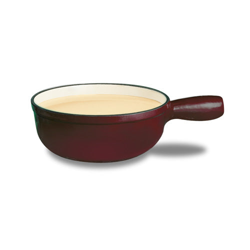 Swissmar Lugano Cherry Red Cheese Fondue Pot