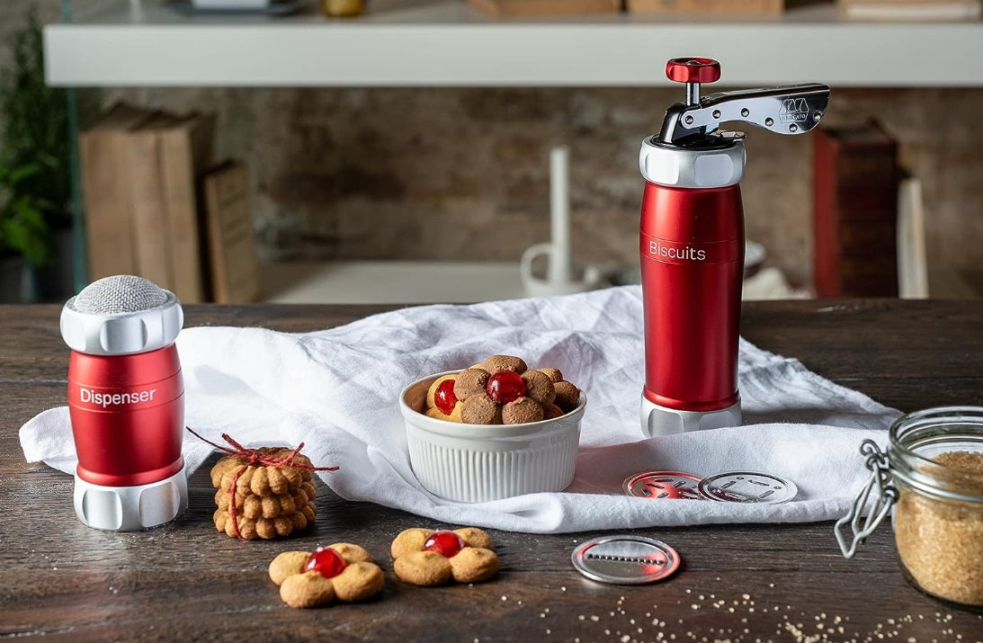 Marcato Red Biscuit Machine Cookie Press