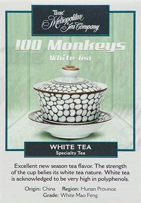 Metropolitan Tea Company 100 Monkeys White Tea 1.1lbs