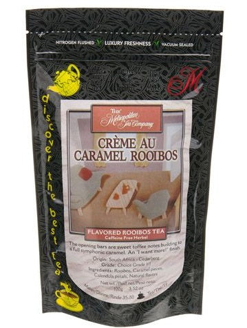 Metropolitan Tea Company Loose Creme Au Caramel Rooibos Tea