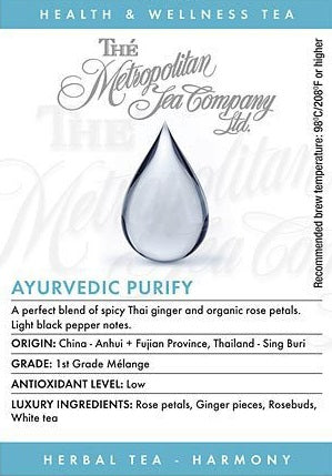 Metropolitan Tea Company Ayurvedic Purify Detox Tea 0.55lbs