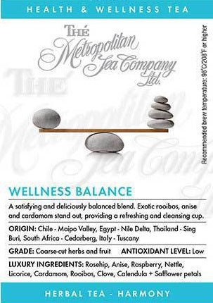 Metropolitan Tea Company Wellness Balance Tea 1.1lbs