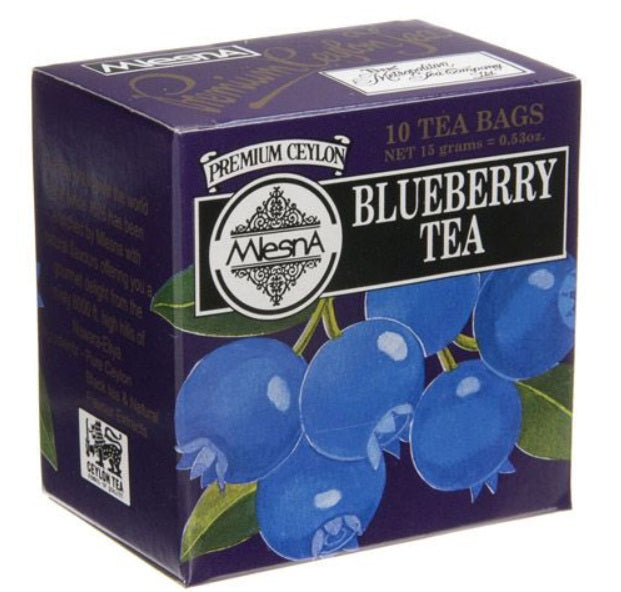 Metropolitan Tea Company Blueberry Tea Mini Pack of 10 Tea Bags