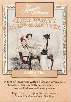 Metropolitan Tea Company China Beauty Rings Green Tea 1.1lbs