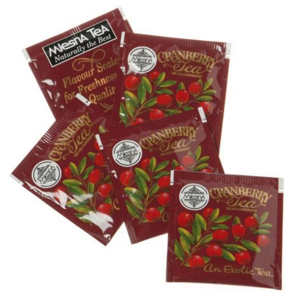 Metropolitan Tea Company Cranberry Tea Sample Pack of 5 Tea Bags