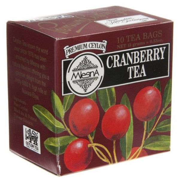 Metropolitan Tea Company Cranberry Tea Mini Pack of 10 Tea Bags