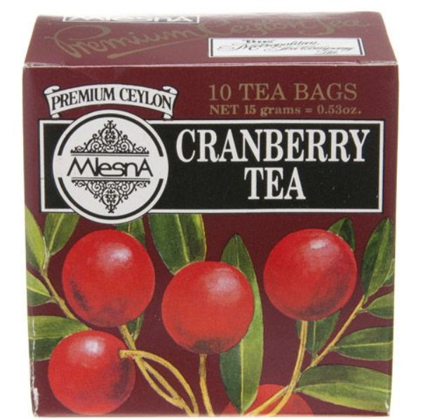 Metropolitan Tea Company Cranberry Tea Mini Pack of 10 Tea Bags