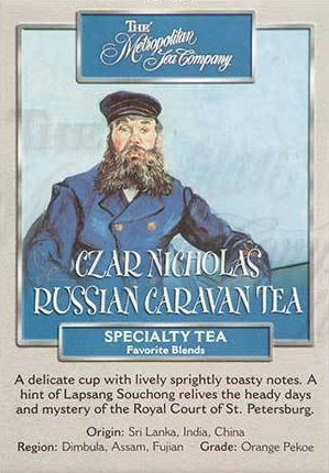 Metropolitan Tea Company Czar Nicholas Russian Caravan Tea 1.1lb